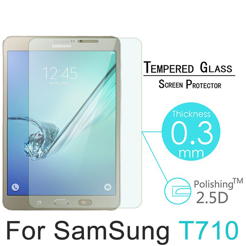 9 H Premium verre trempé pour Samsung Galaxy Tab S2 8.0 T710 T715 clair écran protecteur tablette Film de protection 2.5D pour T719N