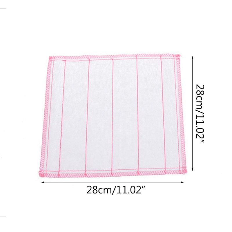 2/3/5 PCS/Set Coton Gaze Chiffon De Nettoyage Chiffon Absorbant Lavage Windows Serviette de Cuisine Torchon Serviettes multi-usages Chiffon