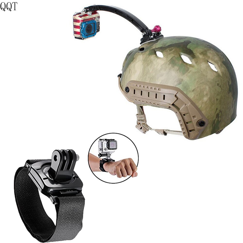 QQT para GoPro Hero 7 6 5 4 accesorios Set gopro 7 sesión SJCAM Millet deportes cámara gopro accesorios de montaje