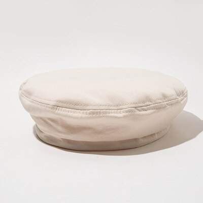 Höst åttkantig mössa nyhetsboy beret hatt för kvinnor män vintage nyheter pojke mössa cabbie gatsby linne utomhus hattar: Beige