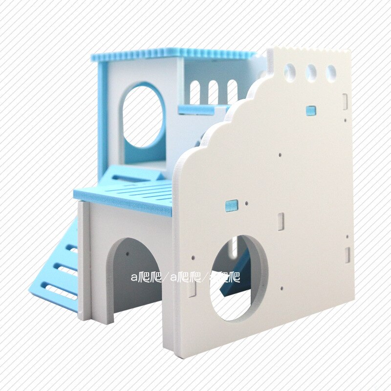 Hamster's nest, golden silk, bear's nest, sleeping house, lookout tower, villa, house, mini hedgehog's nest, Hamster Cage Toy