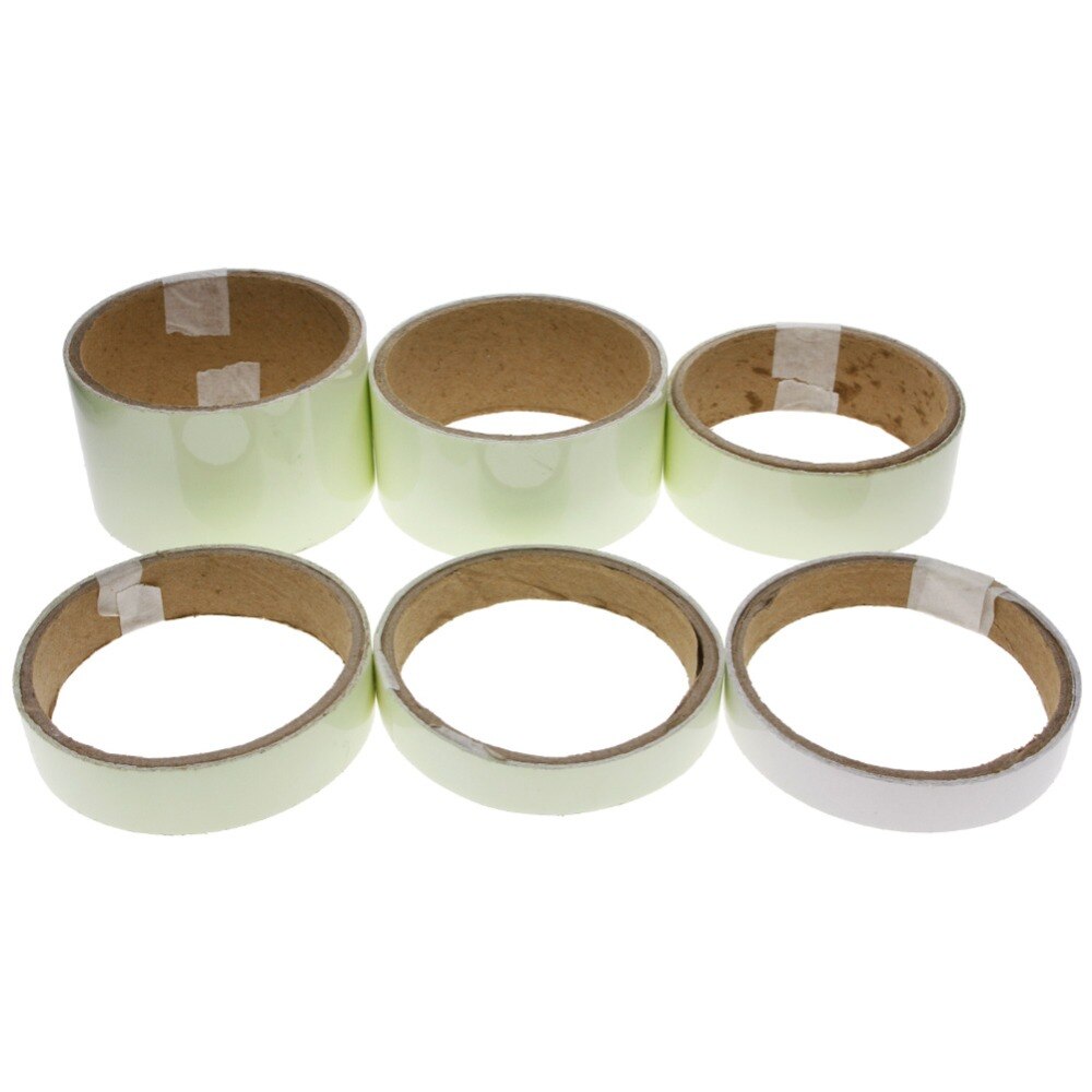 5cm * 1m luminoso fluorescente notturno autoadesivo bagliore nel buio nastro adesivo sicurezza sicurezza decorazione domestica nastro di avvertimento