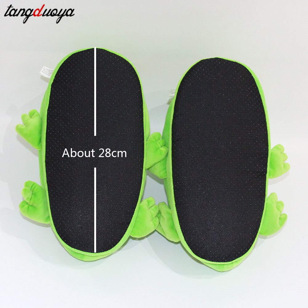 Kapcie zimowe żaby domowe kapcie zwierząt kobiety/mężczyźni pary domowy kapeć robić domu kryty sypialnia mieszkania ciepłe buty zimowe