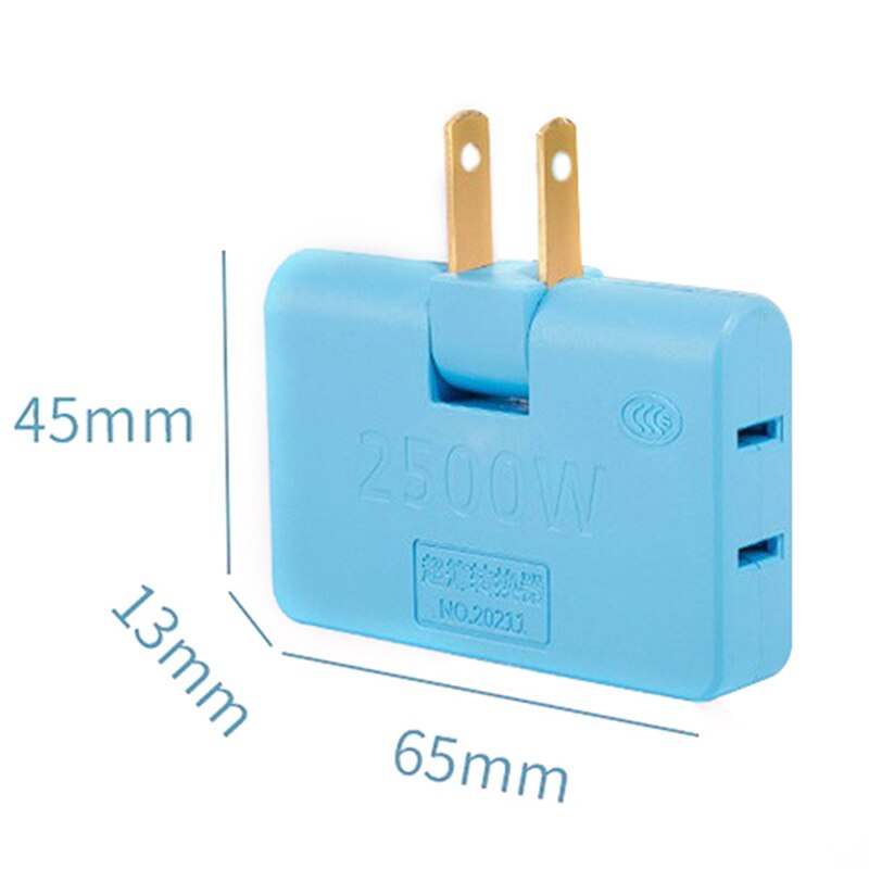 1PCS Rotatable Socket Converter 180 Degree Multi Plug Slim Wireless Outlet Adapter Extension Plug