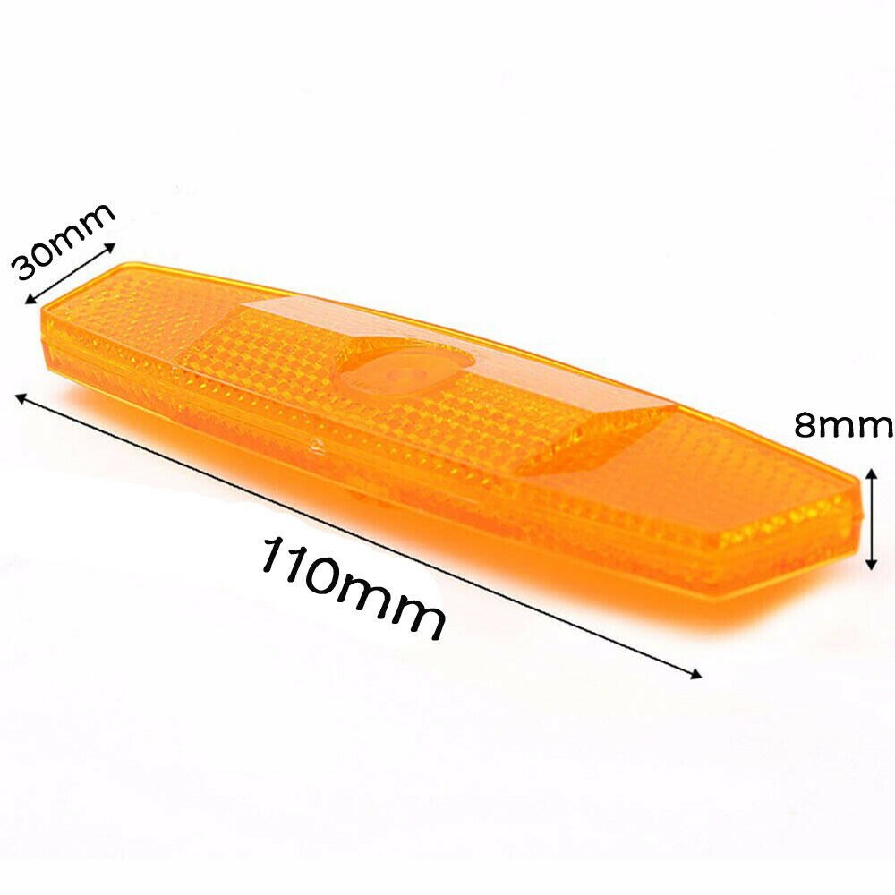 4 Pcs Mountainbike Spaken Licht Reflecterende Strips Fiets Reflectoren Fiets Waarschuwingslampjes Wiel Lichten Lichtmetalen Reflector