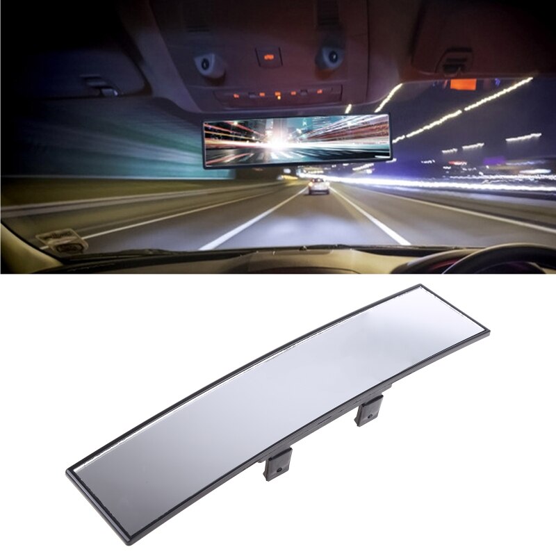 Car Convex Curve Rearview Mirror Expand Vision Interior Clip On Panoramic Wide Angle Back View Mirror for SUV Vehicles