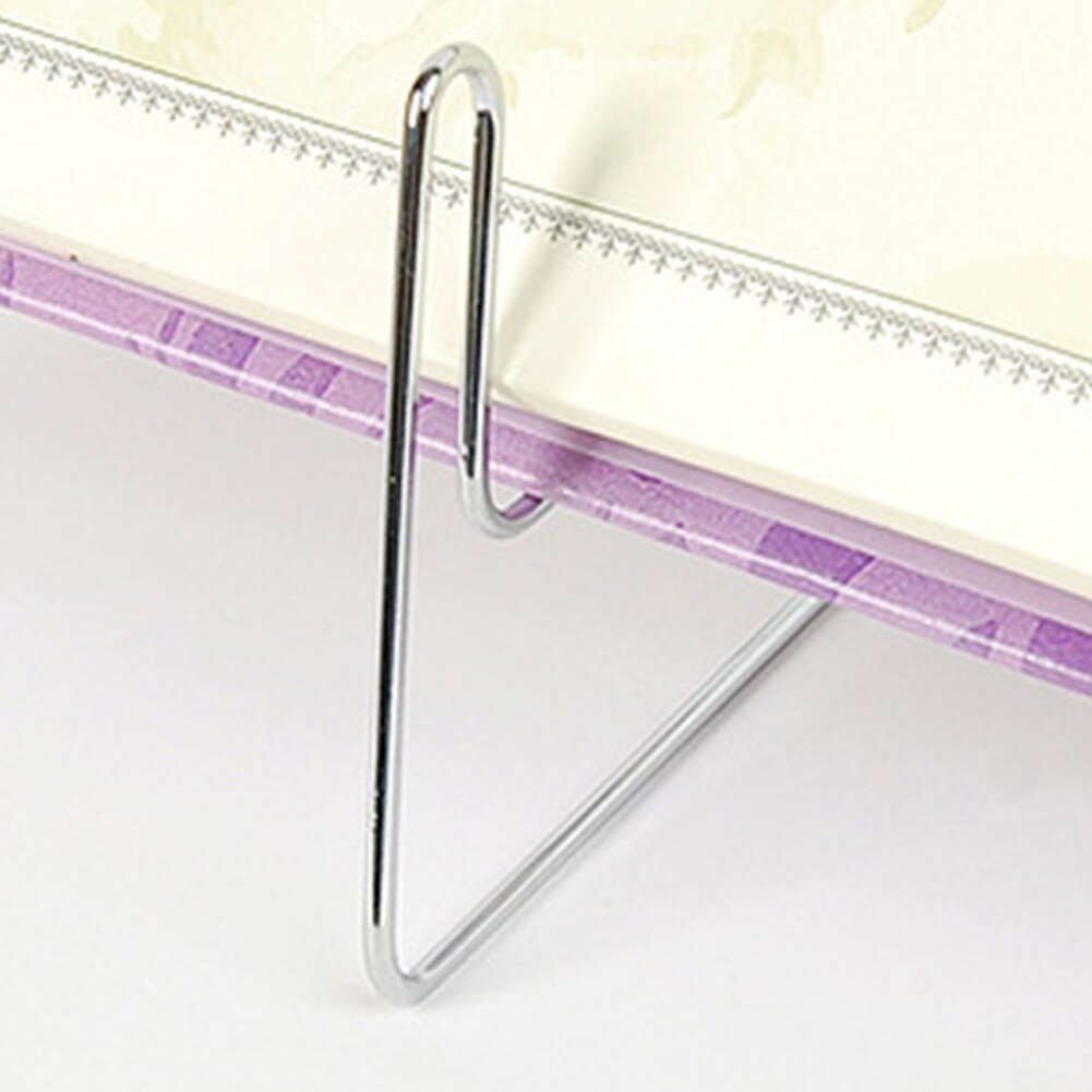 Rvs Studenten Document Boek Stand Base Draagbare Notebook Opslag Opvouwbare Boekensteunen Multifunctionele Lezen Houder