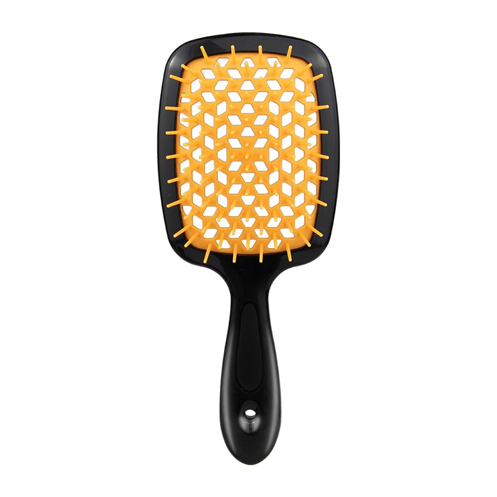 Portable évidé Airbag peigne de Massage droit bouclés démêlant brosse à cheveux Pro Salon de coiffure outil de coiffure