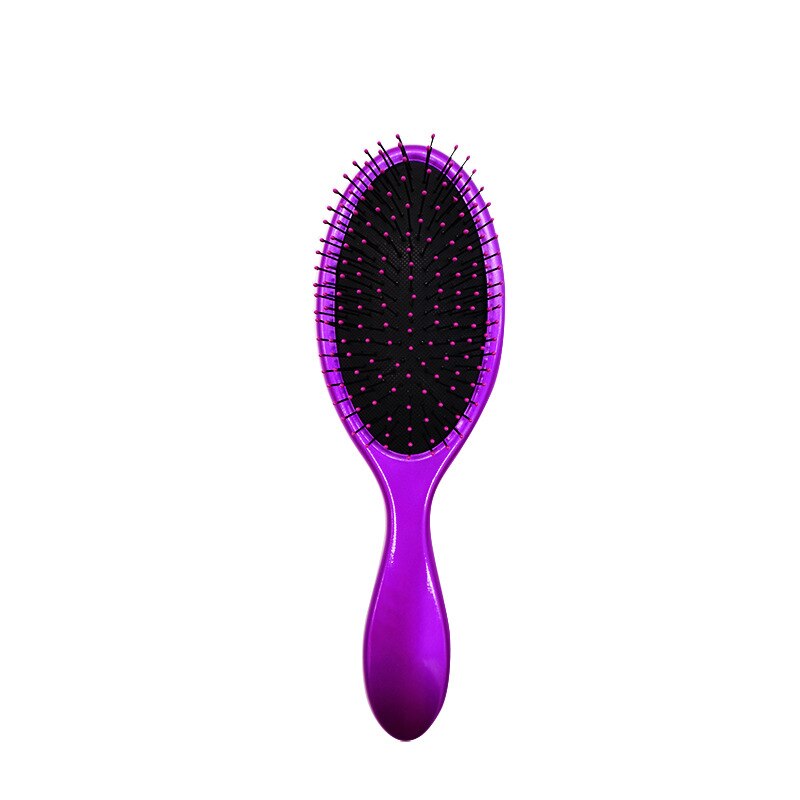 Brosse Ronde à Cheveux - Très Douce - Violet/Rose - Pour Tous Types De Cheveux