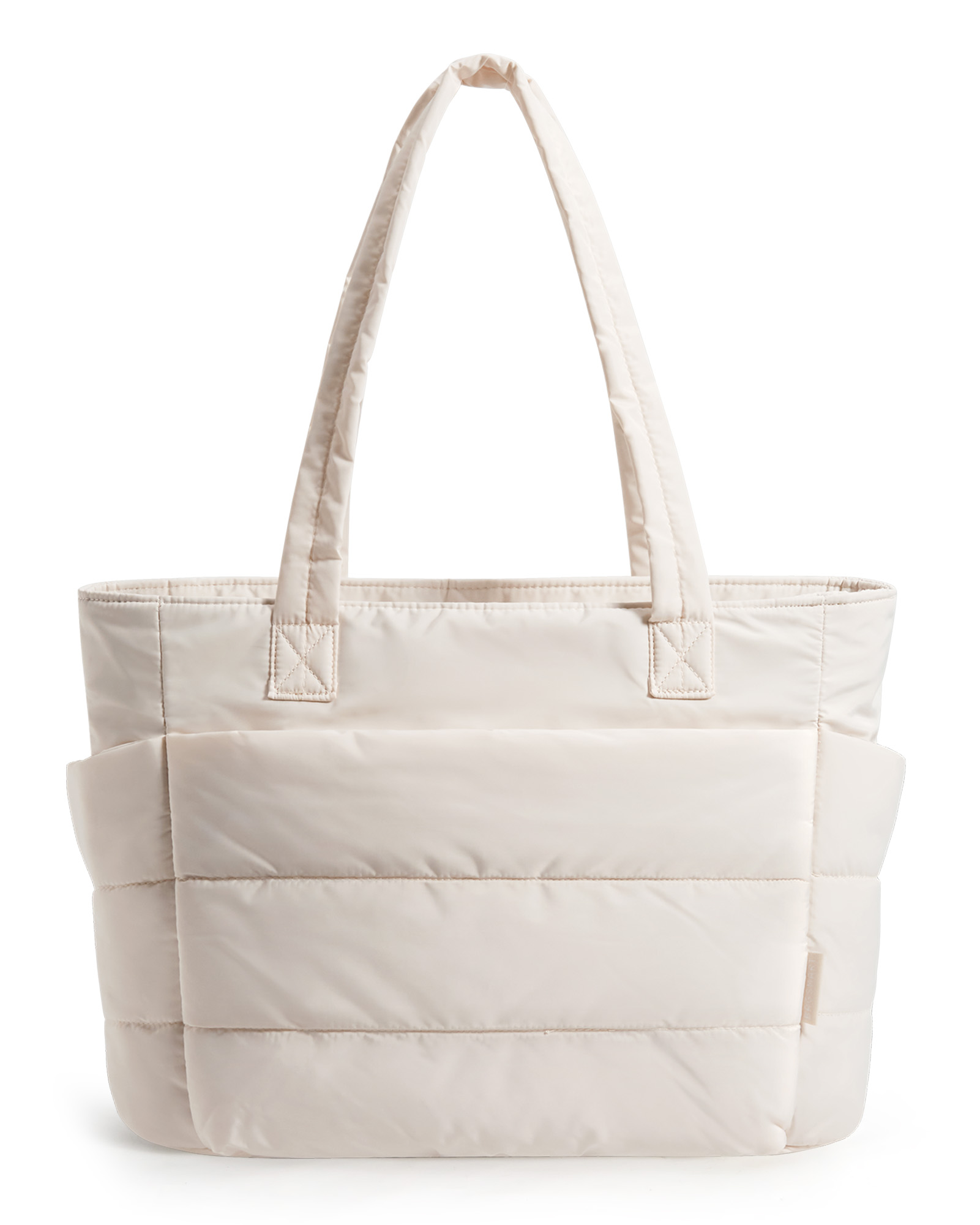 BAGSMART Bolsa feminina de grande capacidade, cor sólida, bolsa versátil para viagens, trabalho, estudante, classe, sacola de compras: Branco