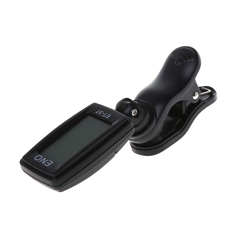 Digital LCD Chromatic Electric Guitar Clip On Tuner Acoustic Bass Violin Ukulele Y4UB