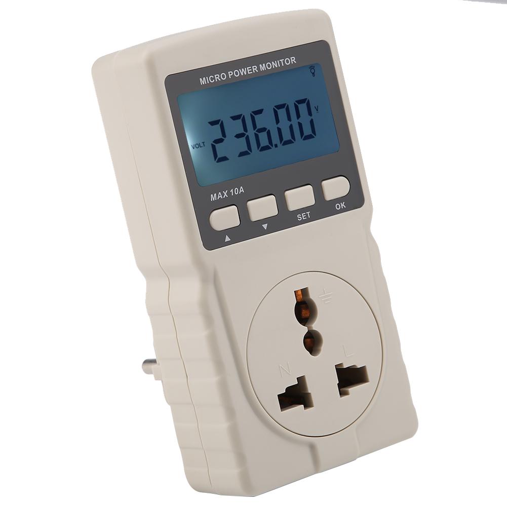 GM86 Digital LCD Micro Power Meter Analyzer Monitor Measuring Tester EU Plug 220V Tools