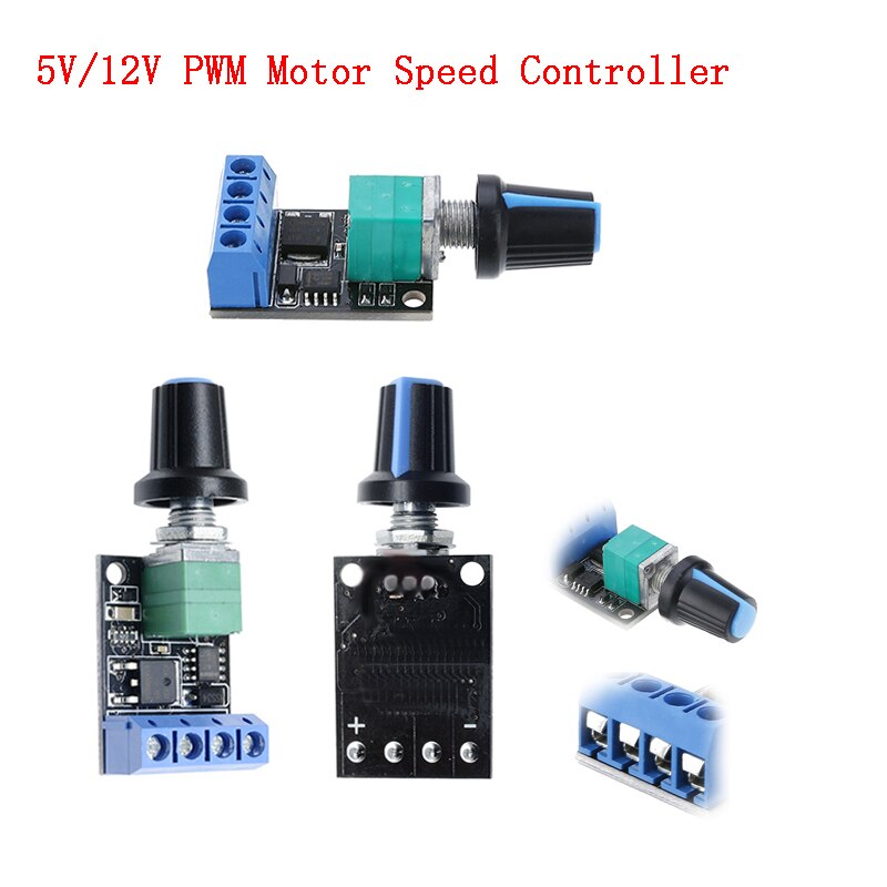 DC 5V 12V PWM Motor Speed Controller 10A Governor Stepless Speed Regulator LED Dimmer Speed Control For Home LED Light Control