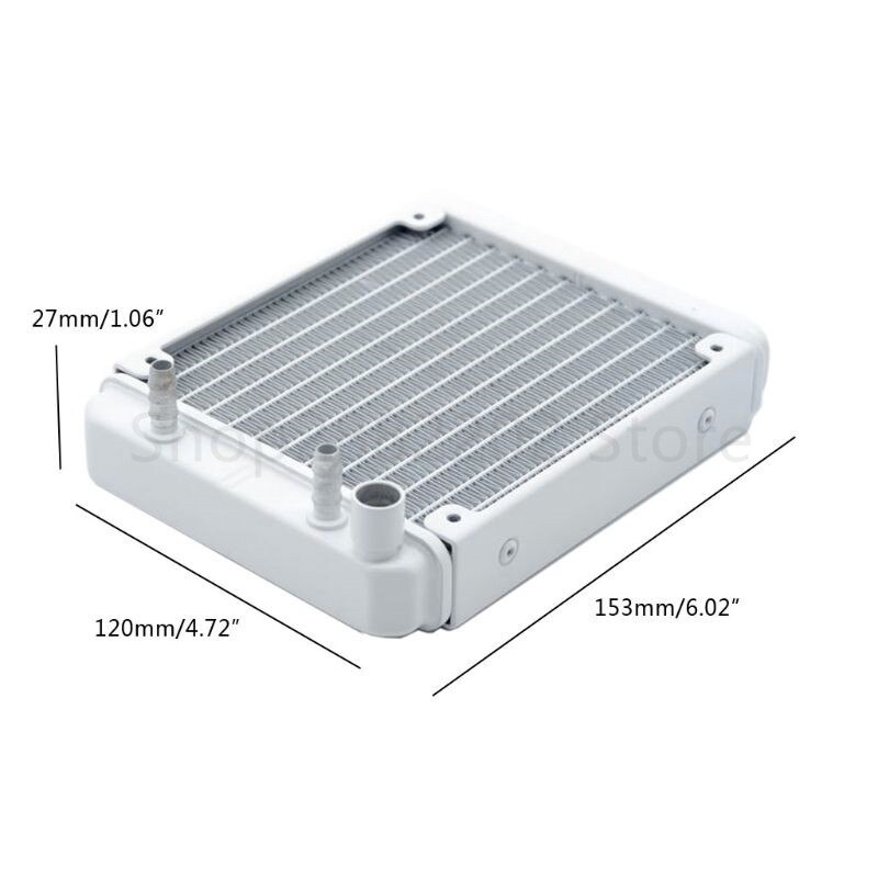 PC Water Cooling Aluminum Radiator 12CM Installation Position For Computer LED Beauty Apparatus Computer Water Cooling