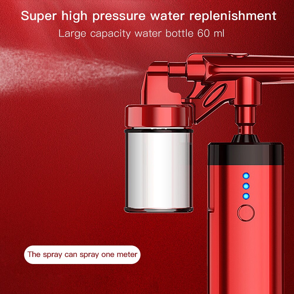 Oxygen Injection Moisturizing Beauty Machine Spray Portable USB Charging Nail Art Face Paint Cake Wireless Beauty Air Brush