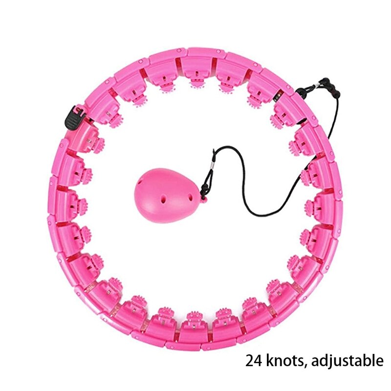 Weighted Smart Fitness for Adults and Kids Exercising, Adjustable Length 2 in 1 Abdomen Fitness Massage Non-Fall Fitness