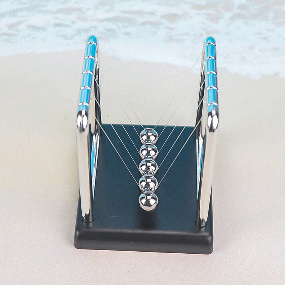 Newton'S Cradle, Simple Metal Balance Ball Desk Toy Newtons Cradle Steel Balance Ball Physics Science Pendulum Ball