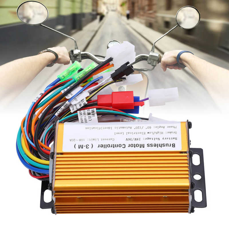 3 Mode Electric Scooter Speed Controller 3 Mode Electric Brushless Controller for Electric Bicycles