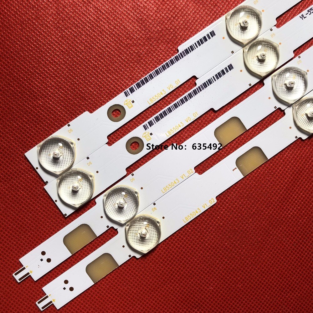 14 Pcs Led Strip 6 + 6led LB55037 Voor Ph Ilips 55 "Tv 55PUH6400/88 55PUK6400/12 TPT550J1-QVN03.U 55PUX6400 LB55043 LB55052 E556 R + L