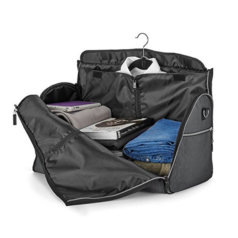 420D Wasserdichte Nylon Reisen Tasche Große Reisetasche Gepäck Taschen Organizer Mit Schulter Band Anzug Tasche Faltbare Duffle Tasche Männer