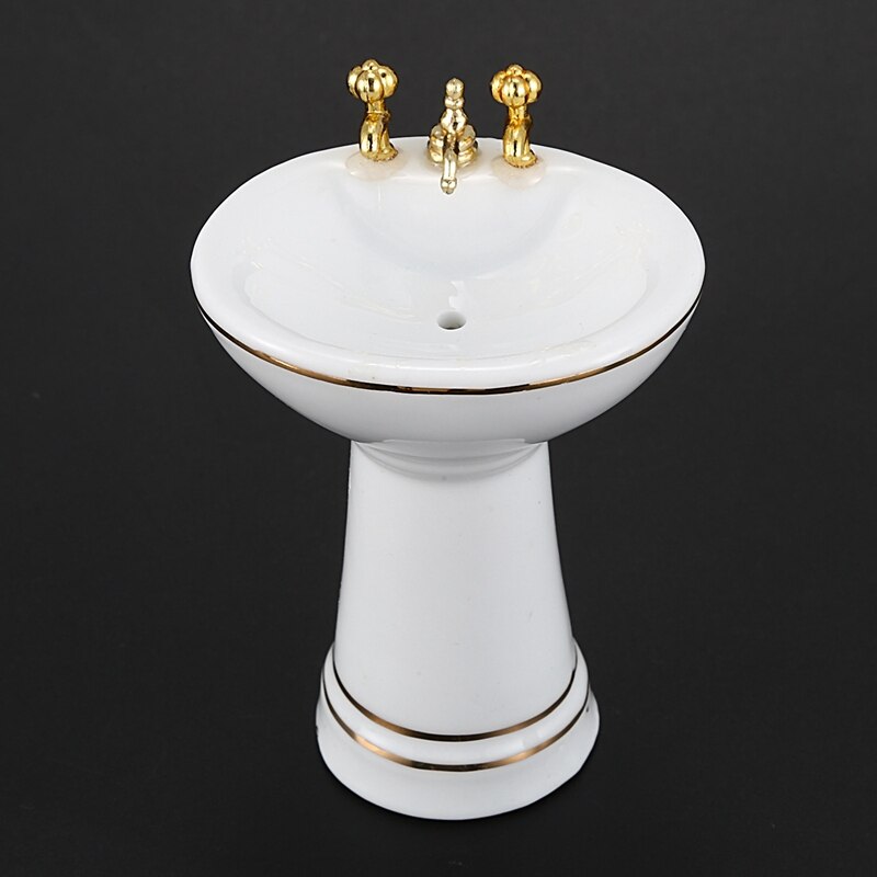 1/12 Children Doll House Bathroom Furniture Set Bath