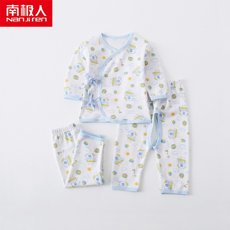 Nanjiren Monnik Kleding Pasgeboren Baby Pyjama Pak Kleding Warm En Veilig Puur Katoen 0 Punten Maart Baby Ondergoed Pak: N367T822132410 / 59cm