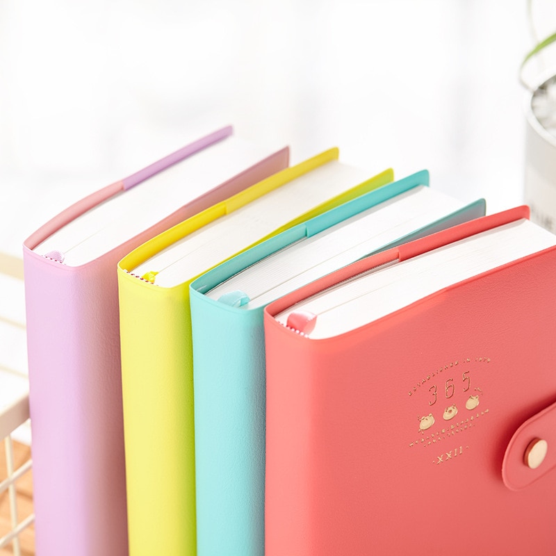 nouveauté mignon Kawaii cahier 365 Journal agenda planificateur bloc-notes organisateur papier carnet de notes A6 agenda coréen papeterie