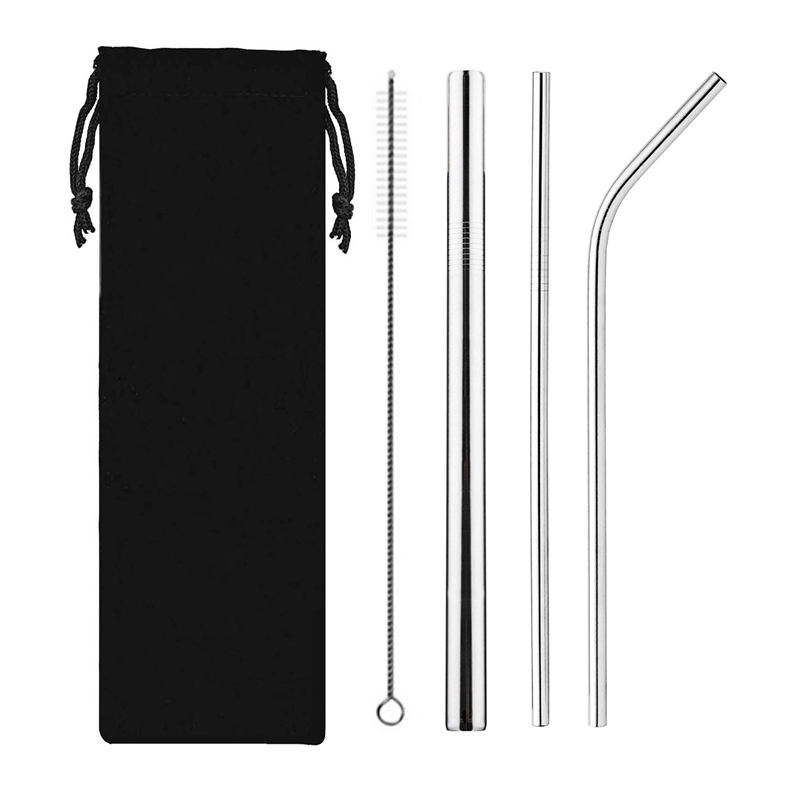 ! Stainless Steel Food Grade 304 Stainless Steel Metal Straw