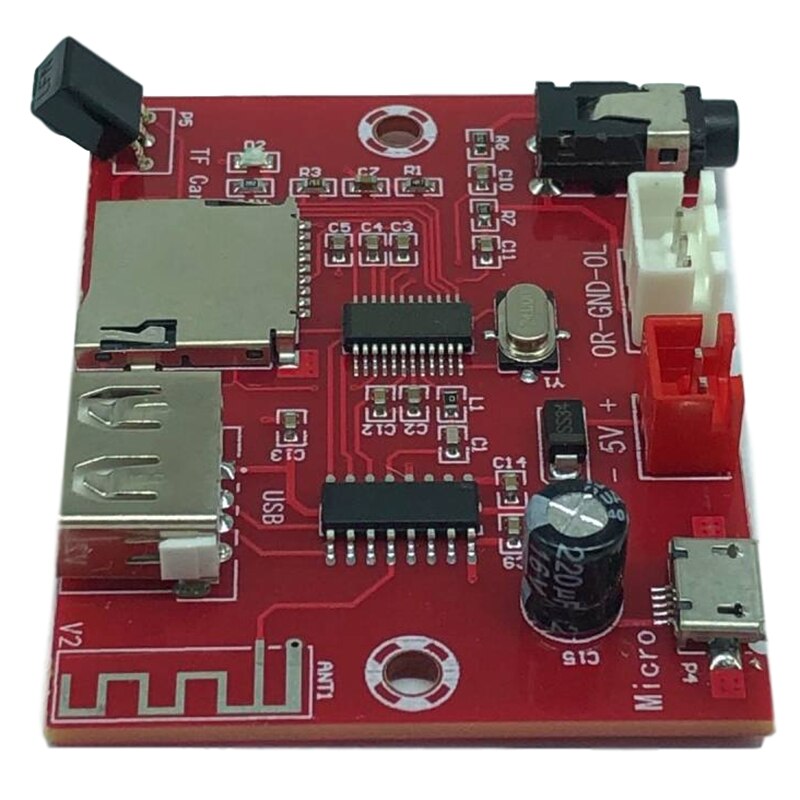 DC5V Bluetooth Audio- Decoder Modul U-Disk/Tf-karte Bluetooth Empfänger Modul AUX Ausgang Fernbedienung XH-A253