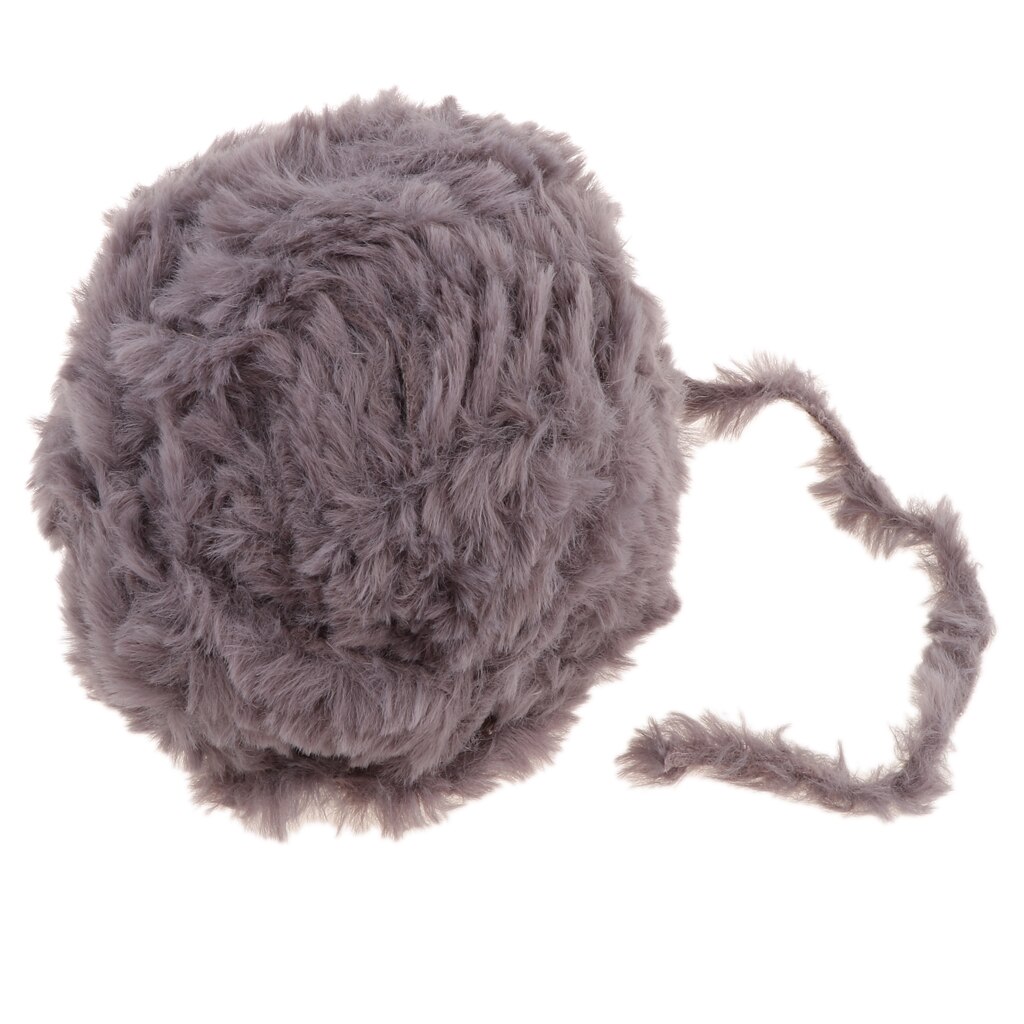 32 Meters Faux Fur Wool Yarn Soft Chunky Hand Knitting DIY Hat Scarf Blanket