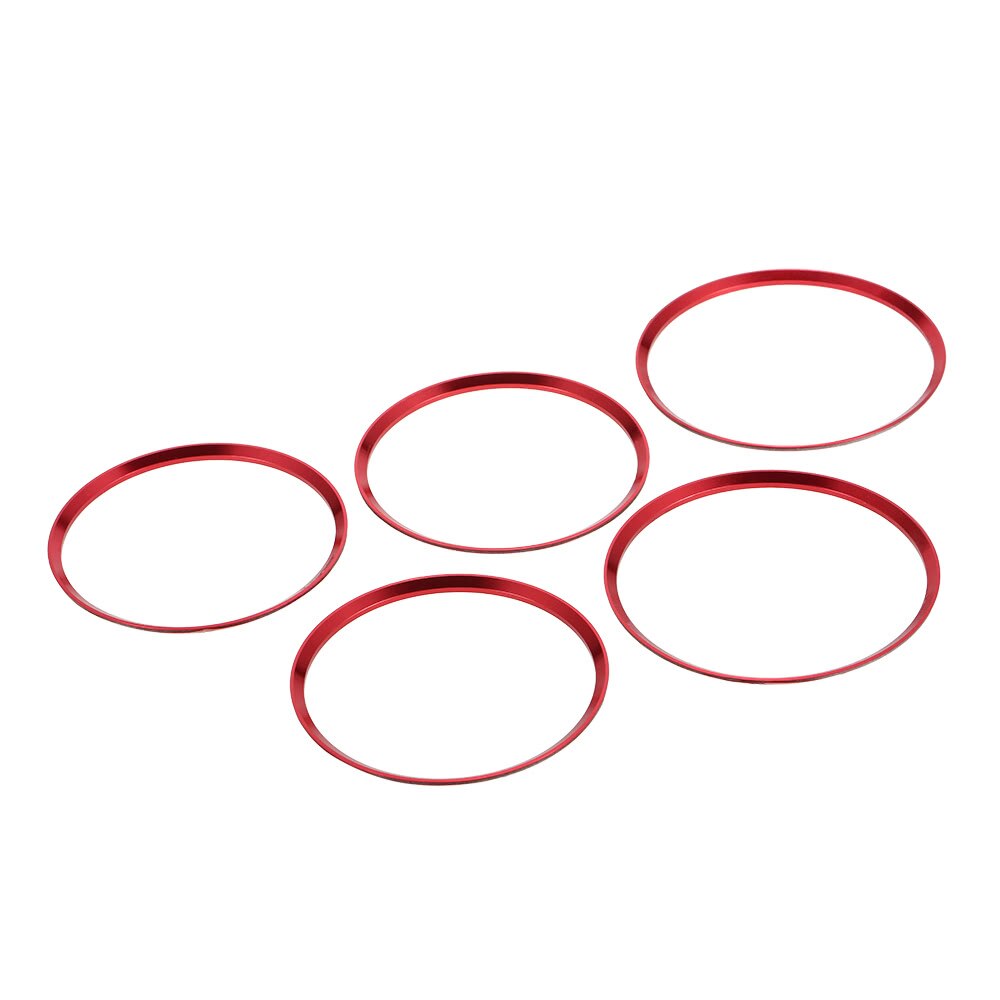 Rood 5 stuks luchtrooster uitlaat ring afdekkingen rood voor mercedes/benz gla cla 180 200 voor mercedes voor mercedes/benz