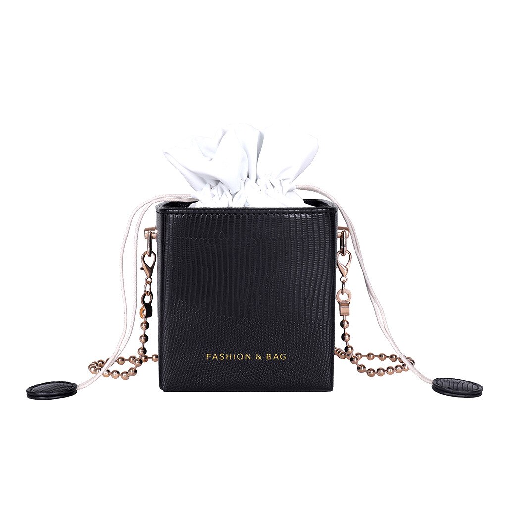 Womens Tassen Eenvoudige All Purpose Kleine Emmer Enkele Schouder Messenger taschen vrouwen bolsa masculina sac femme torebka damska: BK