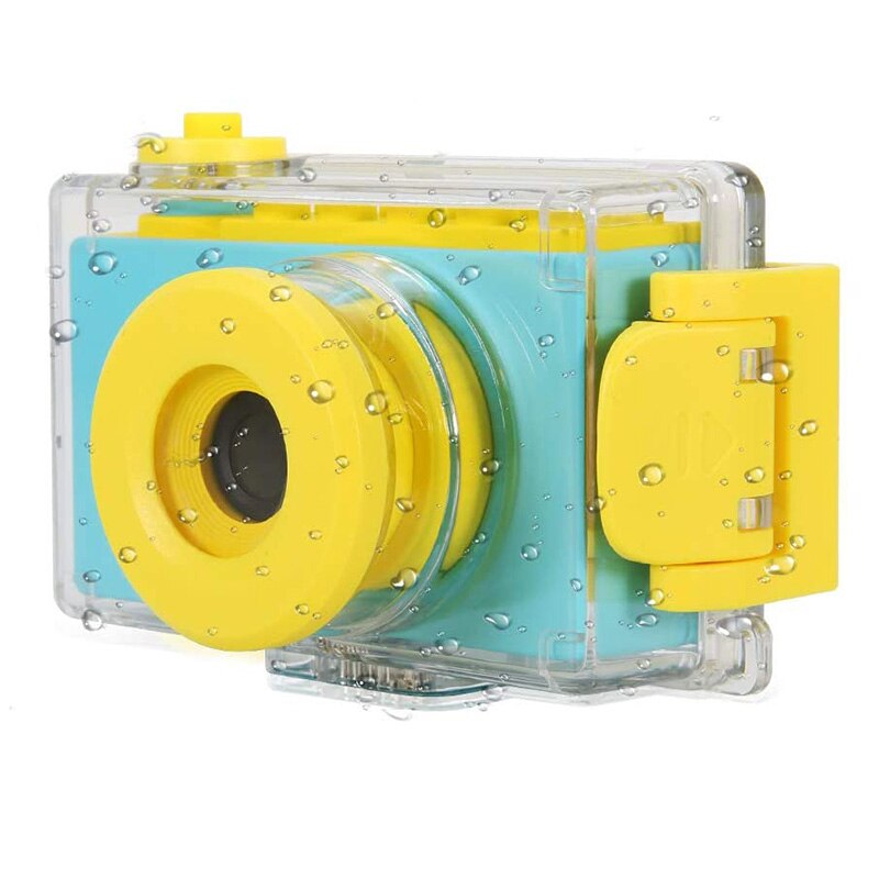 Videocamera per bambini impermeabile 1080P HD Mini videocamera da 8mp inclusa Slot di supporto Micro SD Video compleanno regalo di natale videocamera per bambini