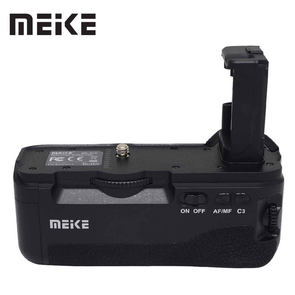 Meike MK-A7II Vertikale Batterie Griff Halfter für Sony A7II A7S2 A7S A7M2 A7R2 A7R II als VG-C2em Kamera Meike MK-A7II