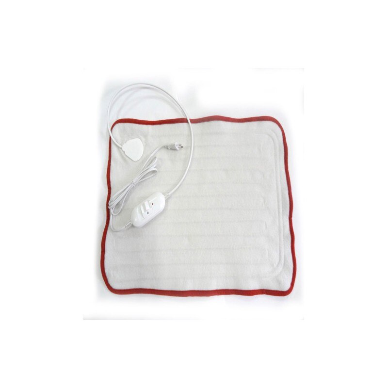CALIENTA CAMAS JOCCA ELÉCTRICO Y PORTÁTIL. ALMOHADILLA ROJA PEQUEÑA DE CALOR SUAVE PARA TERMOTERAPIA. ALIVIO DEL DOLOR MUSCULAR.