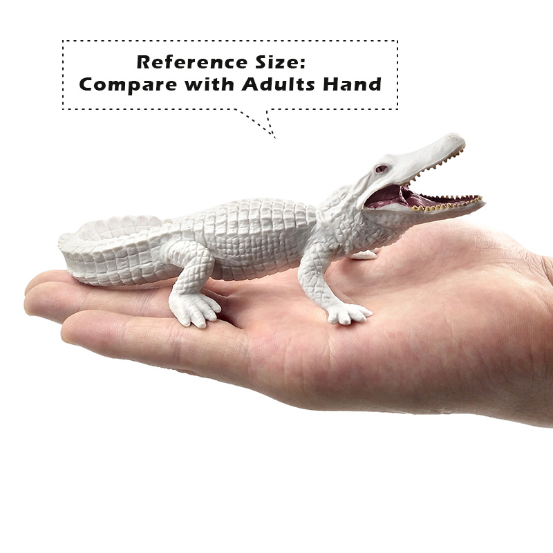 Chimpanzee Panda Crocodile blanc Koala | Modèle d'animal en forme de cygne, décoration de maison, accessoires de décoration féerique de jardin