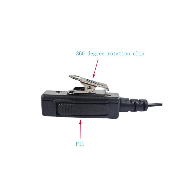 Auricular de tubo de aire PTT del FBI para Motorola, auricular con micrófono, Radio portátil APX2000 APX7000 APX6000 APX7500 DP4601 Walkie Talkie XiR P8668