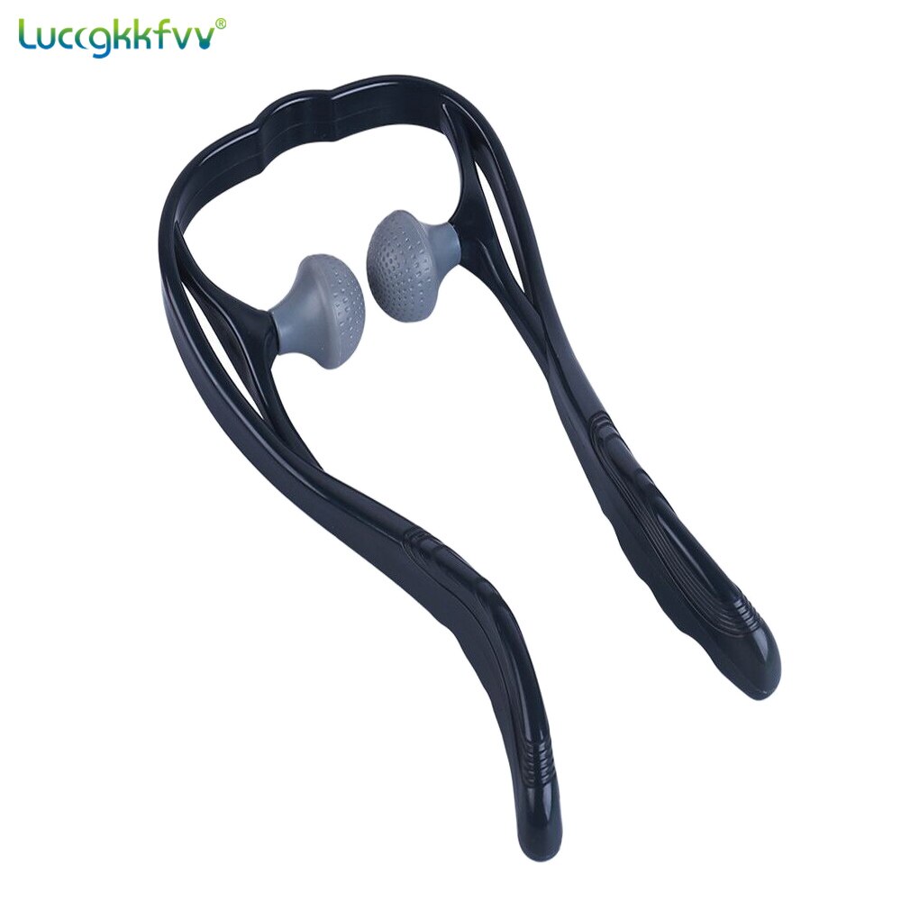 Neck Massager Shiatsu Deep Tissue Dual Trigger Point Shoulder Massager,Ergonomic Handle ,Lightweight &amp; Portable: NM2