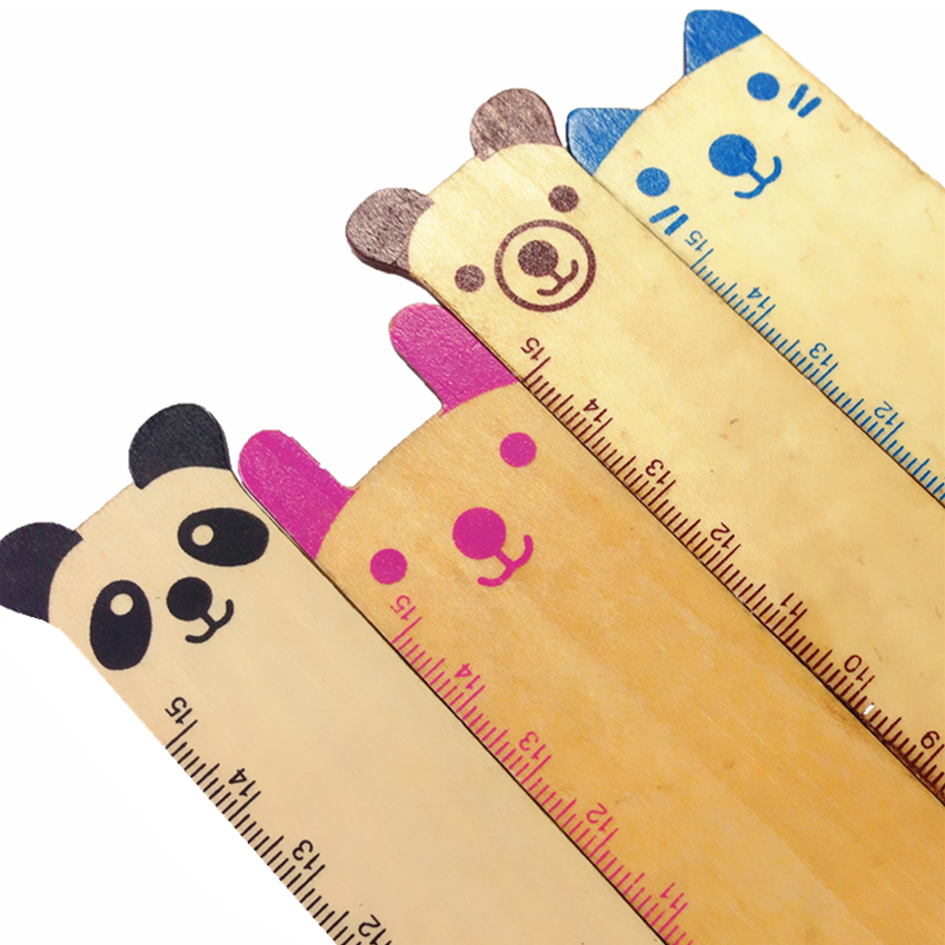 40 sztuk/partia Cute Animal design drewniany Bookmarker linijka dla dzieci Teenagers&#39; prezent book mark Wholesale