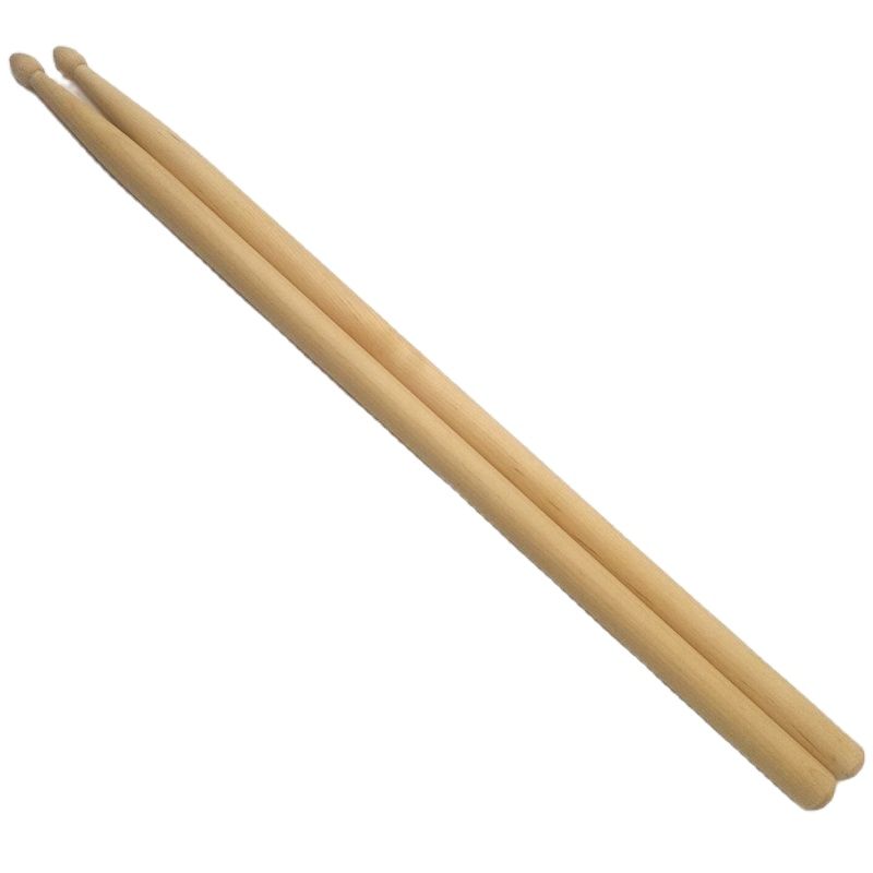Baquetas para batería de buena , 1 par, 2B, Banda de Música, Color madera: 2B maple