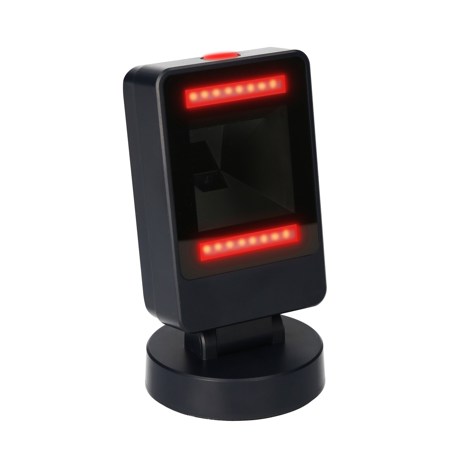 Desktop 1D 2D QR Omnidrectional Barcode Scanner Platform USB Wired Hands-free Automatic Bar Code Reader Adjustable Scanning Head