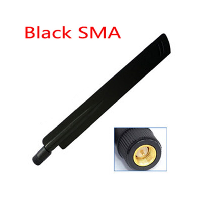 15 dbi 433 mhzアンテナ 433 mhz antena gsm sma rp smaオスコネクタアマチュア無線信号ブースター: Black