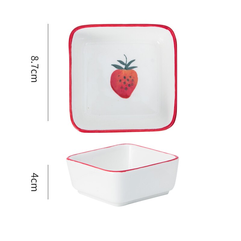 Plaat Keramiek Combinatie Fruit Sala Snack Snoep Schotel Houten Serveerschaal Huishouden: B