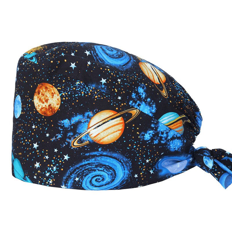 Unisex Surgicals Caps Tanden Print Cap Verstelbare Frosted Cap Laboratorium Pet Shop Frosted Caps Schoonheidssalon Care Winkel Caps: green