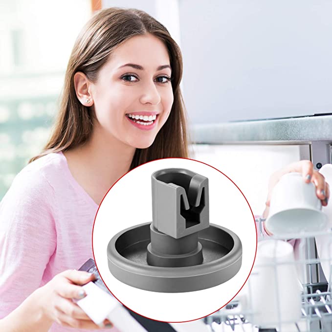 8PCS Dishwasher Basket Wheel for Aeg Favorit Privileg Zanussi Dish Washer Spare Parts Accessories