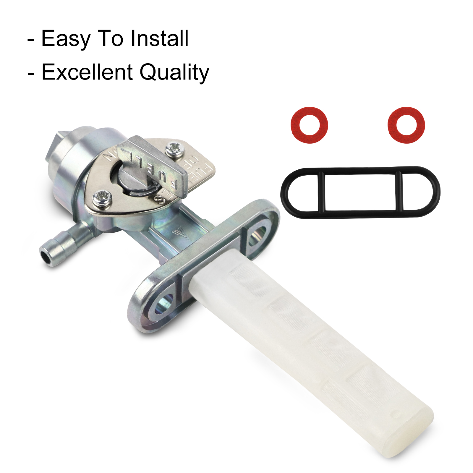 Universele 34Mm Brandstof Benzinekraan Valve Gas Brandstoftank Schakelaar Cock Tap Valve Voor Suzuki Ts Gs Gn Gz Dr gp Gt Motorfiets Accessoires