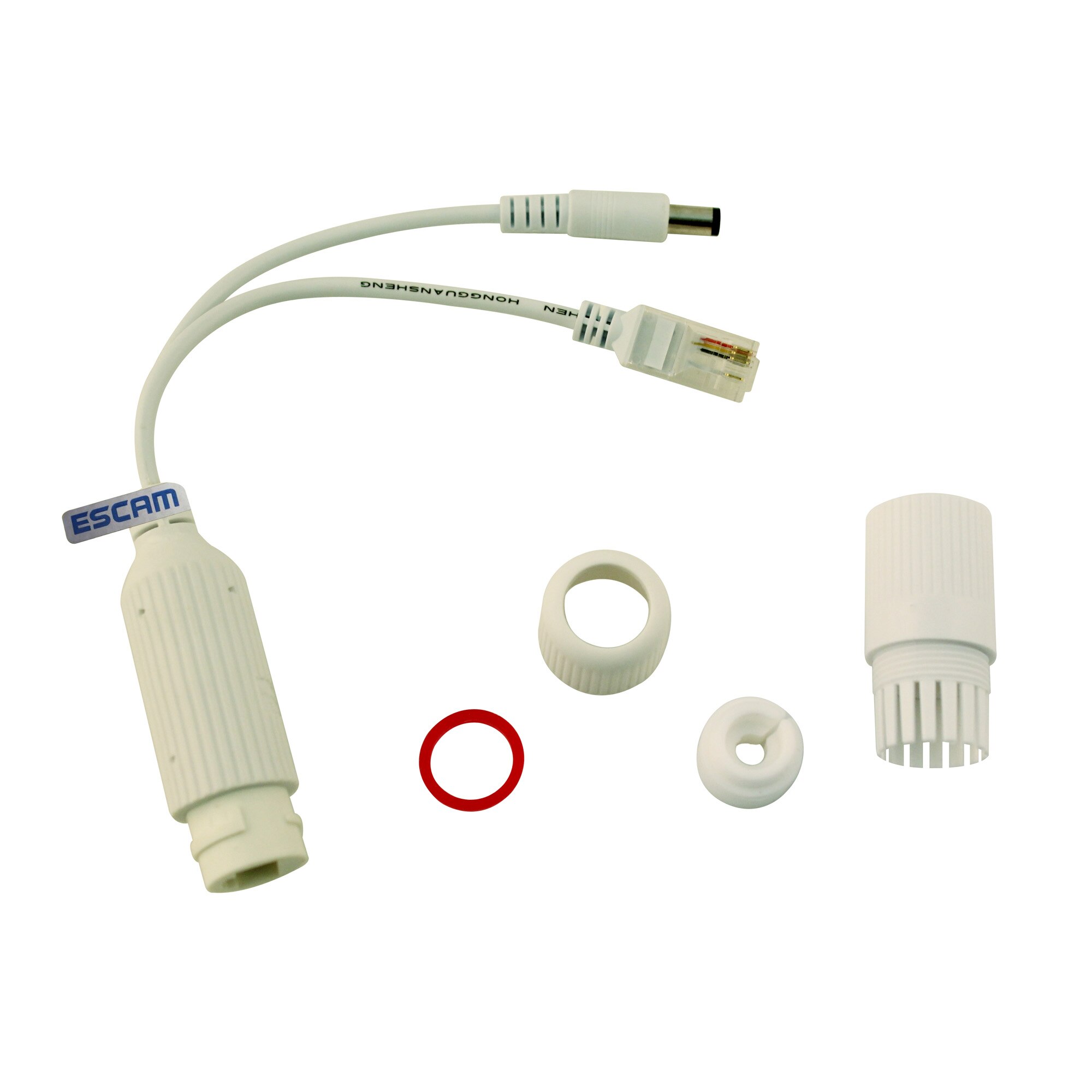 Brand ESCAM POE Splitter power over ethernet splitter 10/100mbps IEEE802.3af 12V/1A poe splitter for IP camera