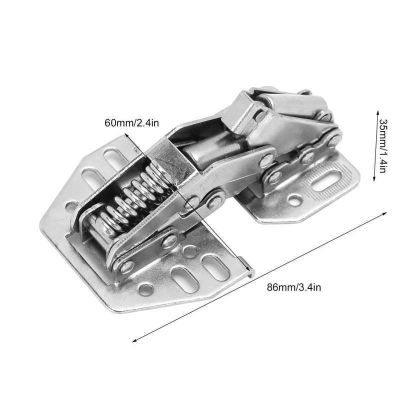 door door lock with sliding Cabinet Hinge No-Drilling Bridge Shaped Spring Hinge Cabinet Cupboard Furniture