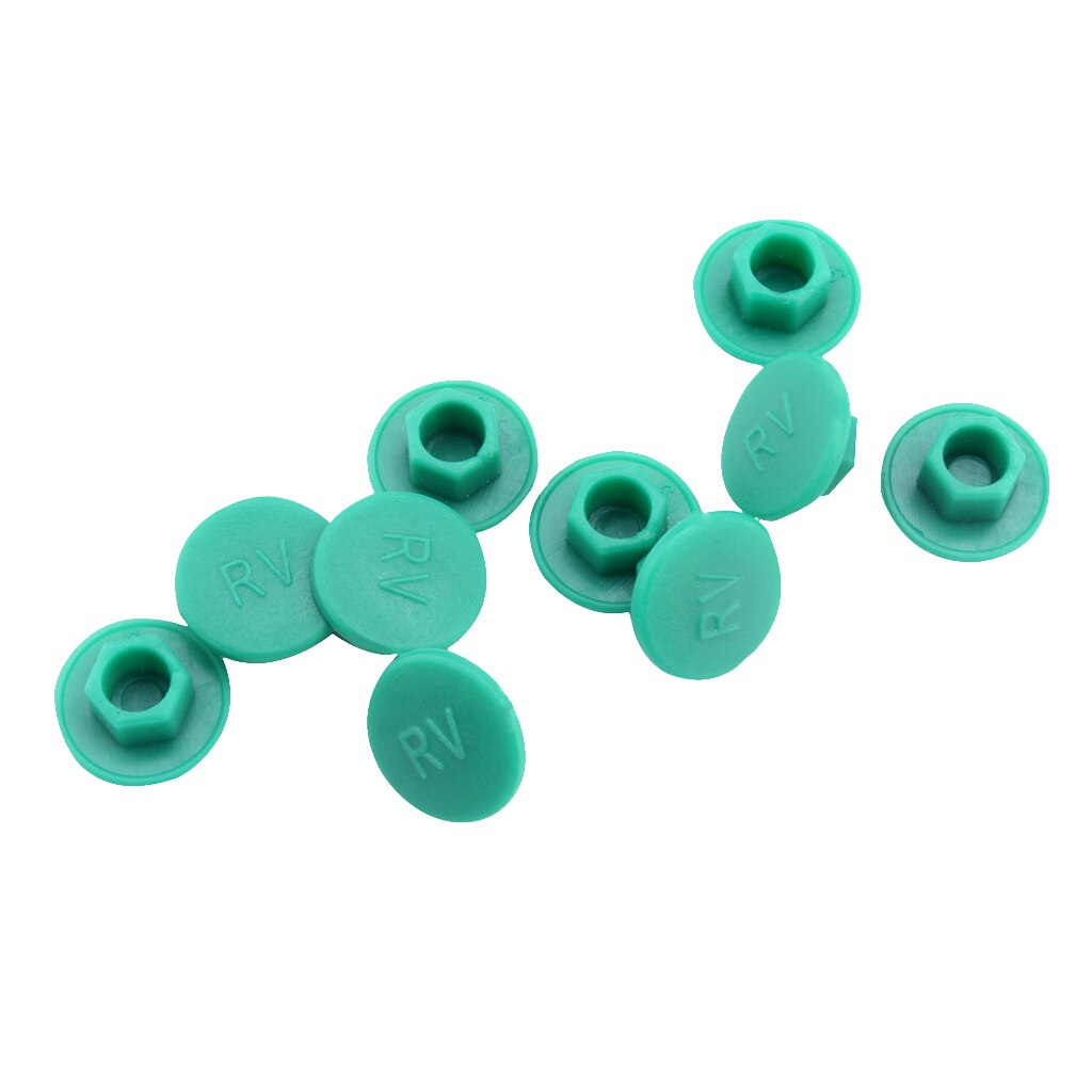 10 Stuks Fiets Headset Hex Socket Allen Bolt Schroef Moer Hoofd Cover Cap M6, 10Mm Diameter, 4 Kleuren Voor Kiezen