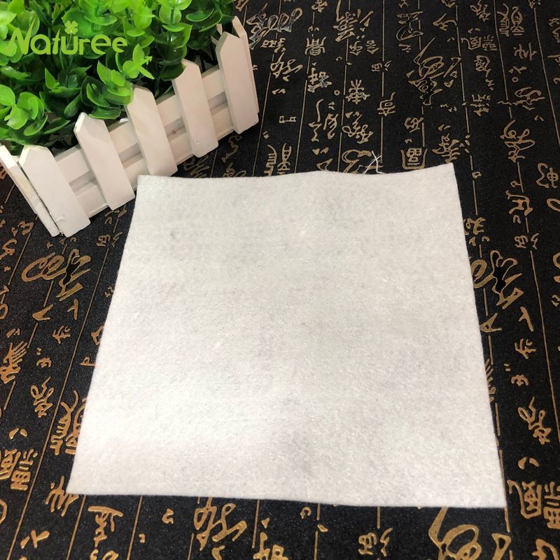 1m*1m Non-woven Geotextile Fabric Silk White Polyester 150g Construction Site Composite Dust-proof and Water-permeable Fabric